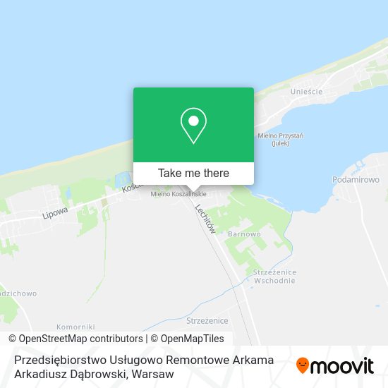 Przedsiębiorstwo Usługowo Remontowe Arkama Arkadiusz Dąbrowski map