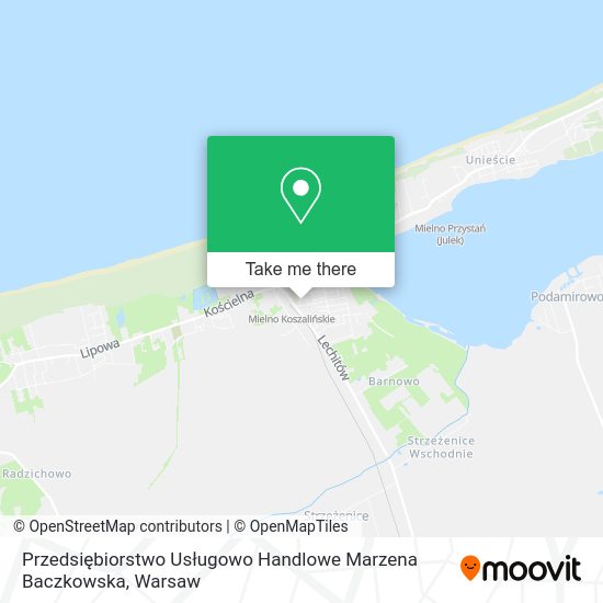 Przedsiębiorstwo Usługowo Handlowe Marzena Baczkowska map