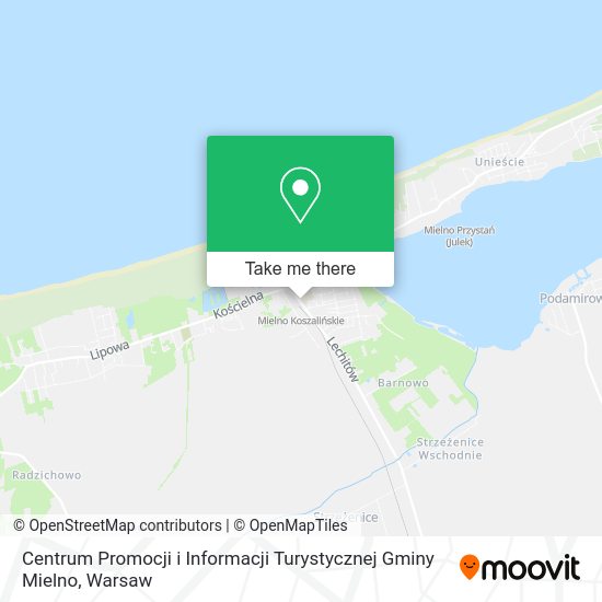 Centrum Promocji i Informacji Turystycznej Gminy Mielno map