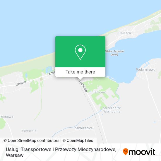 Uslugi Transportowe i Przewozy Miedzynarodowe map