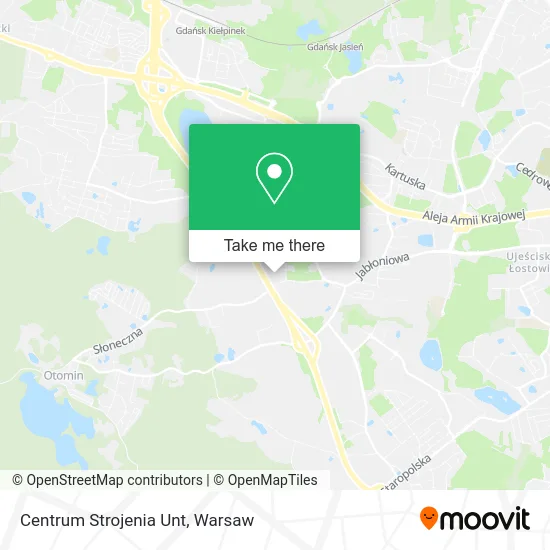Карта Centrum Strojenia Unt