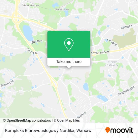 Kompleks Biurowousługowy Nordika map