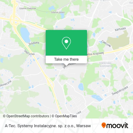 A-Tec. Systemy Instalacyjne. sp. z o.o. map