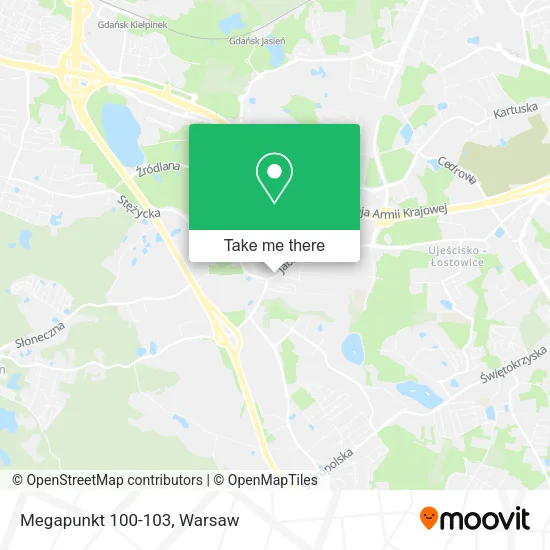 Карта Megapunkt 100-103