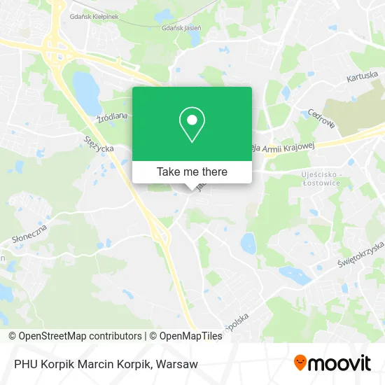 Карта PHU Korpik Marcin Korpik