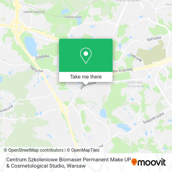 Centrum Szkoleniowe Biomaser Permanent Make UP & Cosmetological Studio map