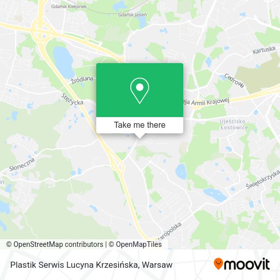 Plastik Serwis Lucyna Krzesińska map