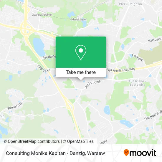 Карта Consulting Monika Kapitan - Danzig
