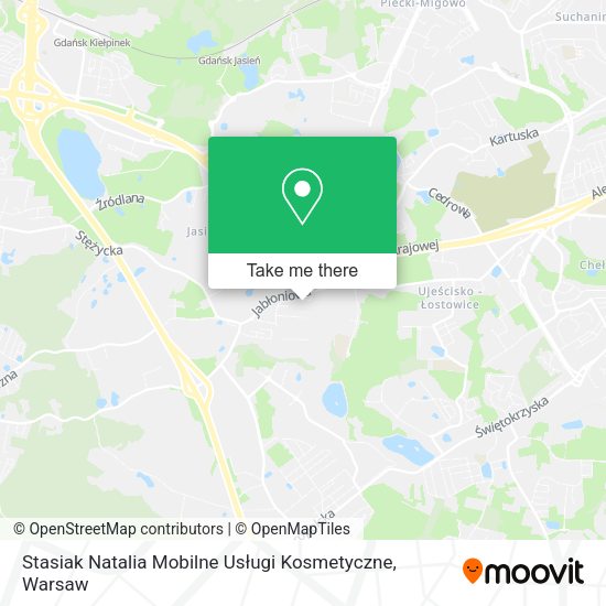 Stasiak Natalia Mobilne Usługi Kosmetyczne map