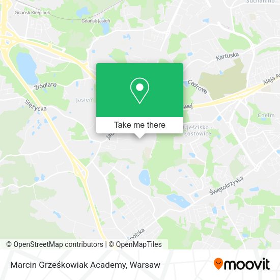 Marcin Grześkowiak Academy map