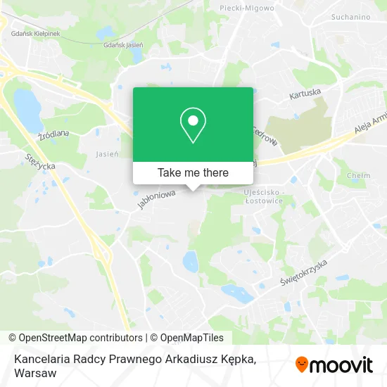 Kancelaria Radcy Prawnego Arkadiusz Kępka map