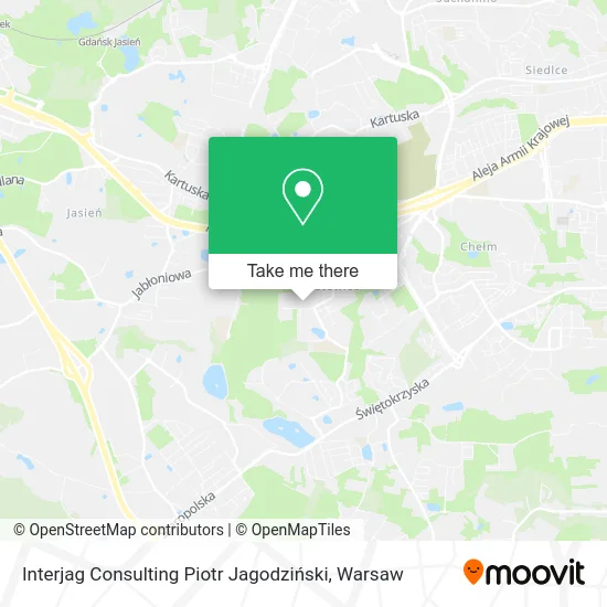 Карта Interjag Consulting Piotr Jagodziński