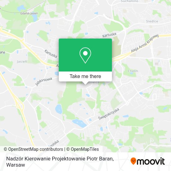 Nadzór Kierowanie Projektowanie Piotr Baran map