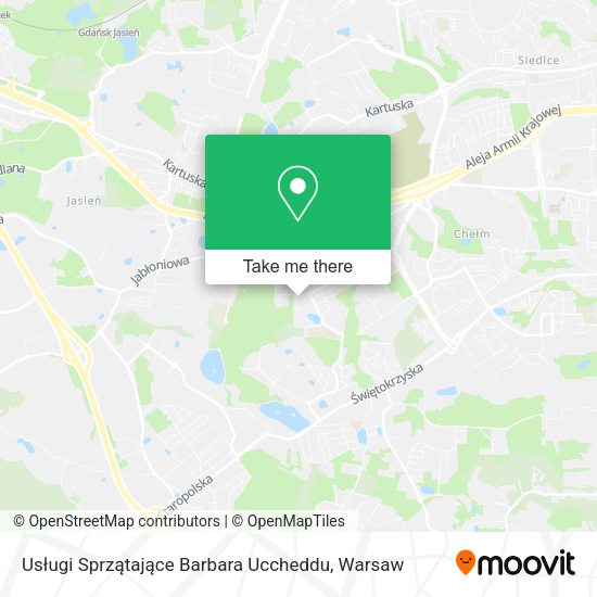 Usługi Sprzątające Barbara Uccheddu map