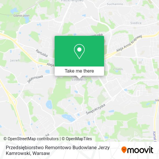 Przedsiębiorstwo Remontowo Budowlane Jerzy Kamrowski map