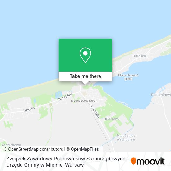 Związek Zawodowy Pracowników Samorządowych Urzędu Gminy w Mielnie map