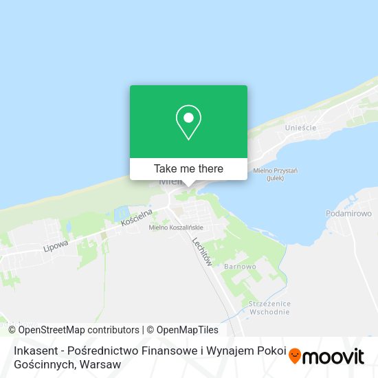 Inkasent - Pośrednictwo Finansowe i Wynajem Pokoi Gościnnych map