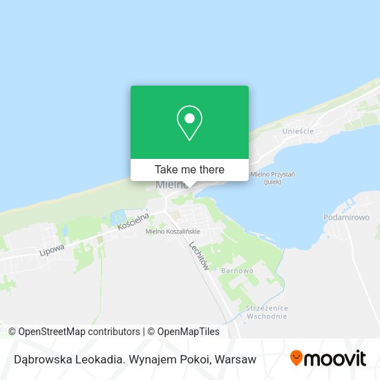 Dąbrowska Leokadia. Wynajem Pokoi map