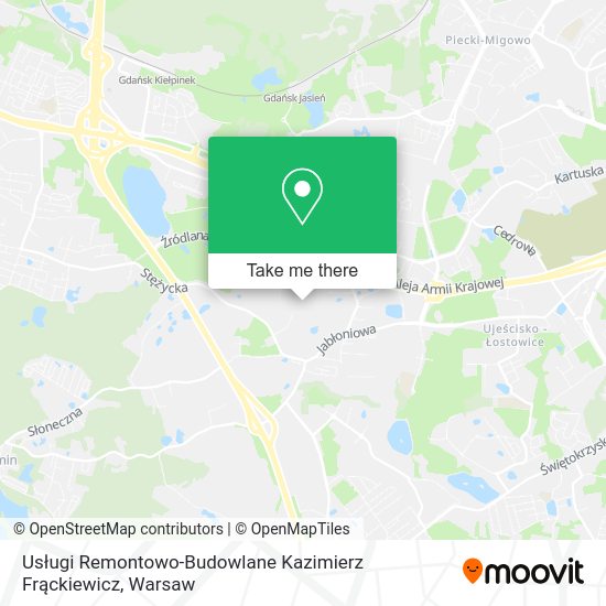 Usługi Remontowo-Budowlane Kazimierz Frąckiewicz map