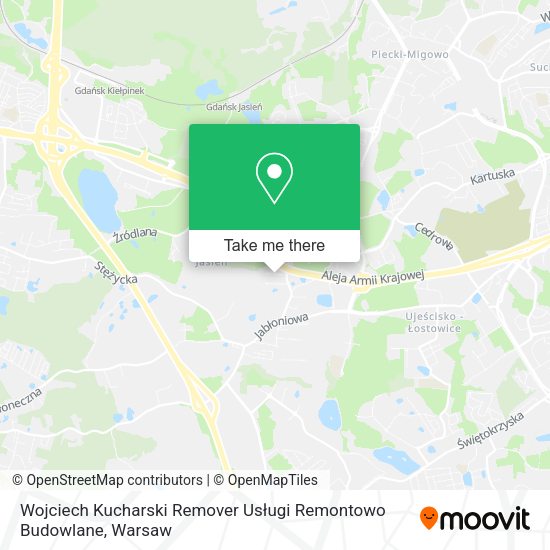 Wojciech Kucharski Remover Usługi Remontowo Budowlane map
