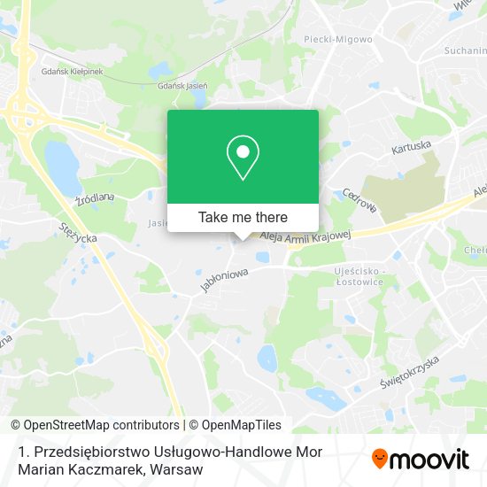 1. Przedsiębiorstwo Usługowo-Handlowe Mor Marian Kaczmarek map