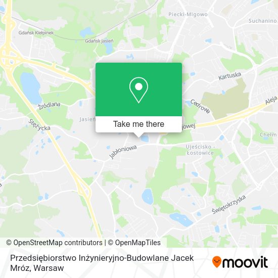 Przedsiębiorstwo Inżynieryjno-Budowlane Jacek Mróz map