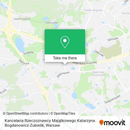 Kancelaria Rzeczoznawcy Majątkowego Katarzyna Bogdanowicz-Zubielik map