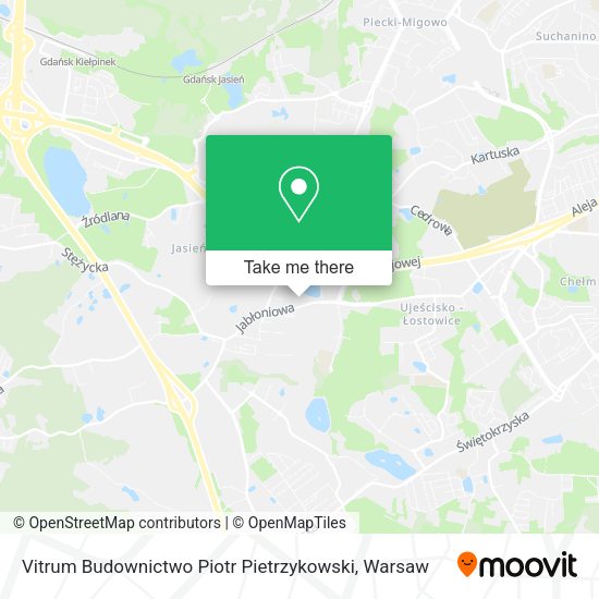 Vitrum Budownictwo Piotr Pietrzykowski map