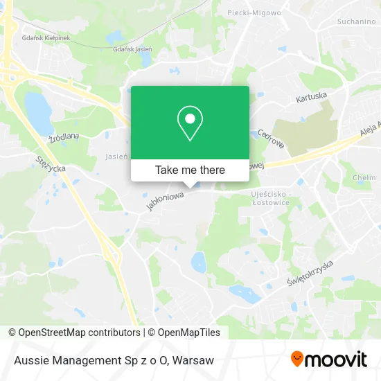 Карта Aussie Management Sp z o O
