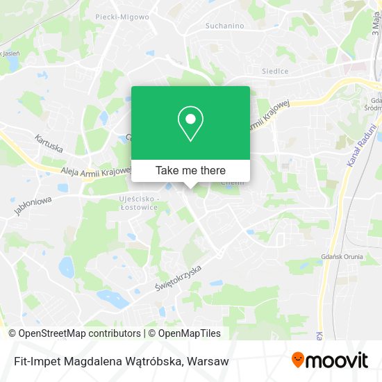 Fit-Impet Magdalena Wątróbska map