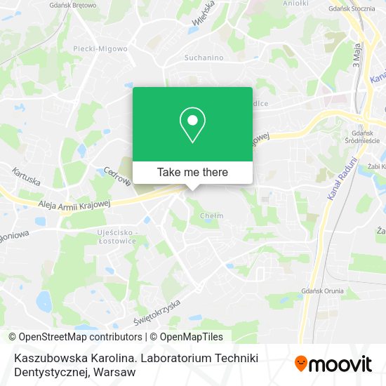 Карта Kaszubowska Karolina. Laboratorium Techniki Dentystycznej