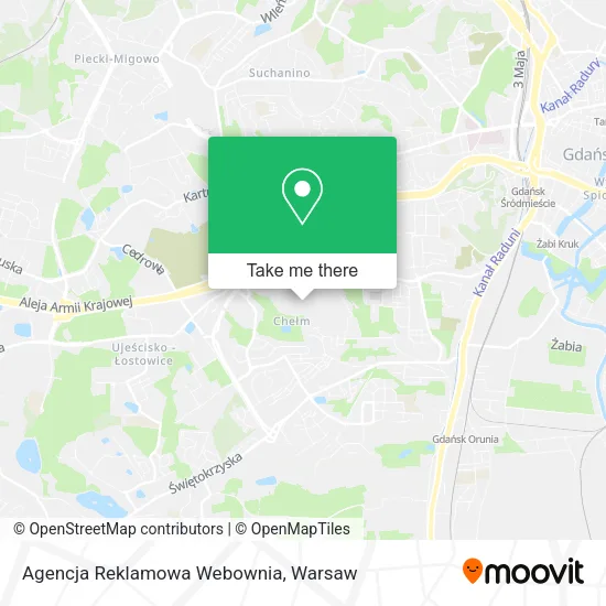 Карта Agencja Reklamowa Webownia