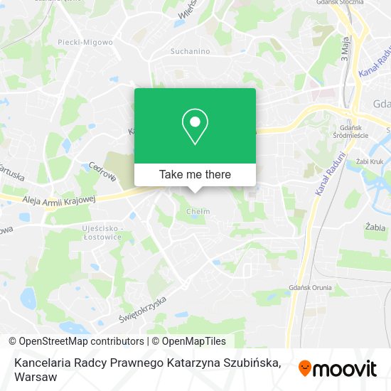 Kancelaria Radcy Prawnego Katarzyna Szubińska map