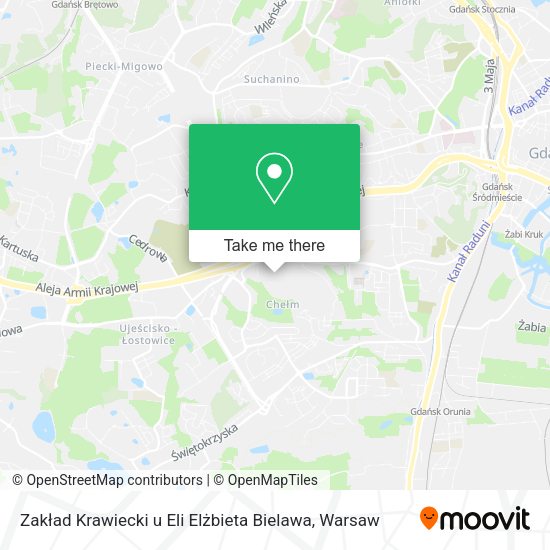 Zakład Krawiecki u Eli Elżbieta Bielawa map