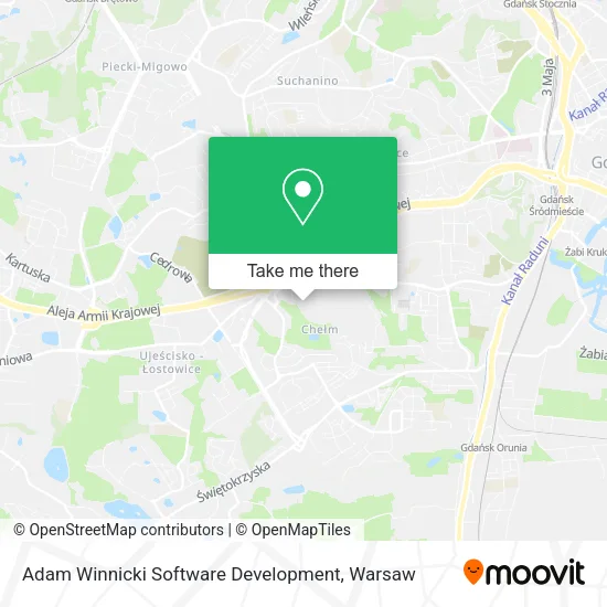 Карта Adam Winnicki Software Development