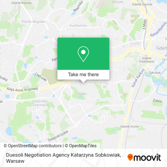 Карта Duesoli Negotiation Agency Katarzyna Sobkowiak