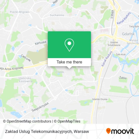 Zaklad Uslug Telekomunikacyjnych map