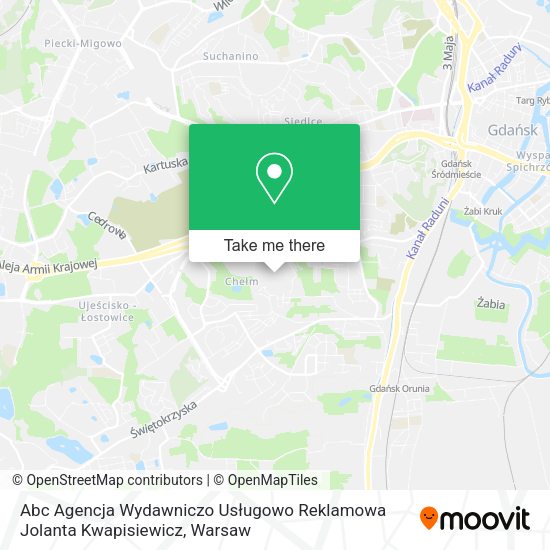 Abc Agencja Wydawniczo Usługowo Reklamowa Jolanta Kwapisiewicz map