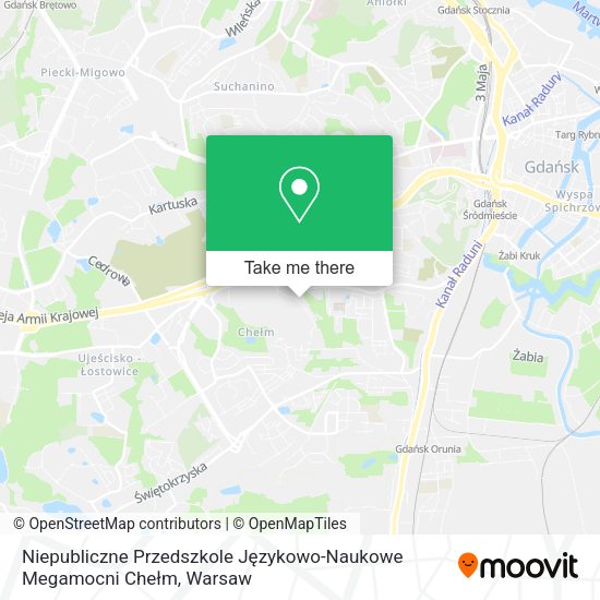 Niepubliczne Przedszkole Językowo-Naukowe Megamocni Chełm map