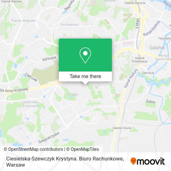 Ciesielska-Szewczyk Krystyna. Biuro Rachunkowe map