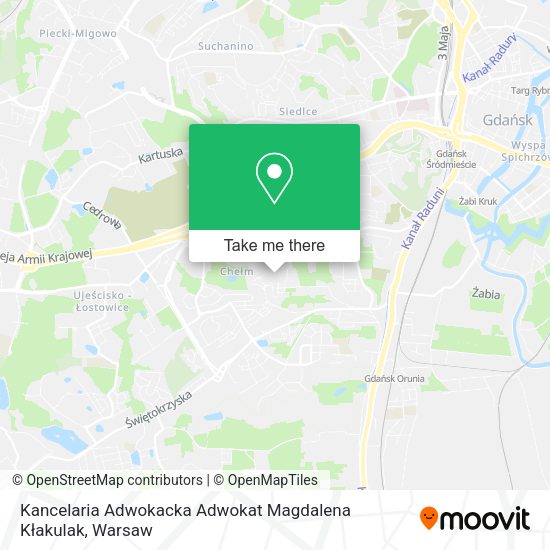 Kancelaria Adwokacka Adwokat Magdalena Kłakulak map