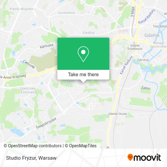 Карта Studio Fryzur