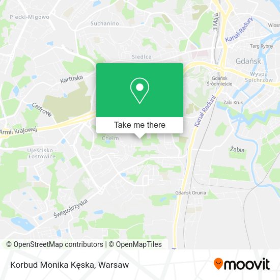 Korbud Monika Kęska map