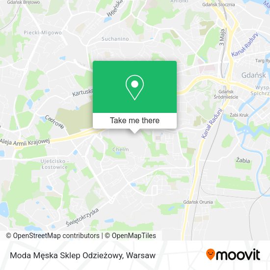 Moda Męska Sklep Odzieżowy map