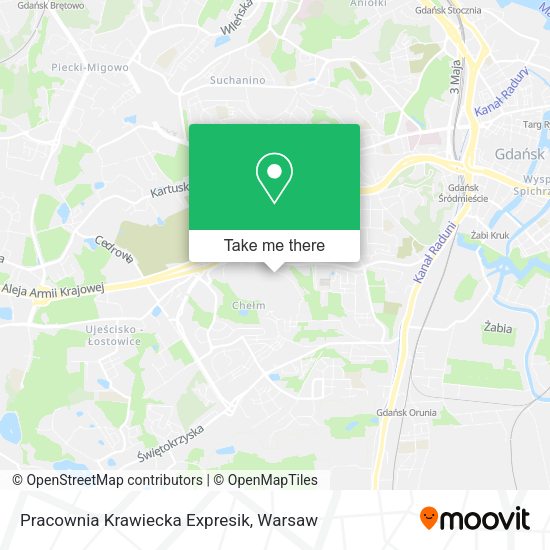 Pracownia Krawiecka Expresik map