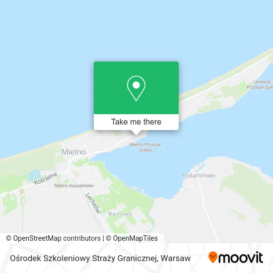 Карта Ośrodek Szkoleniowy Straży Granicznej