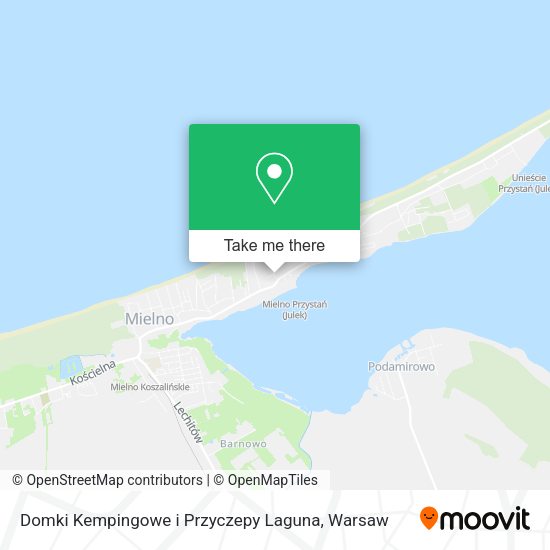 Domki Kempingowe i Przyczepy Laguna map