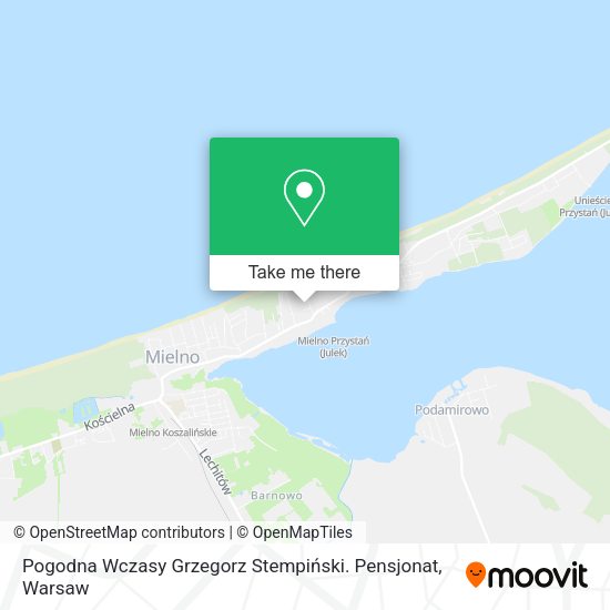 Pogodna Wczasy Grzegorz Stempiński. Pensjonat map