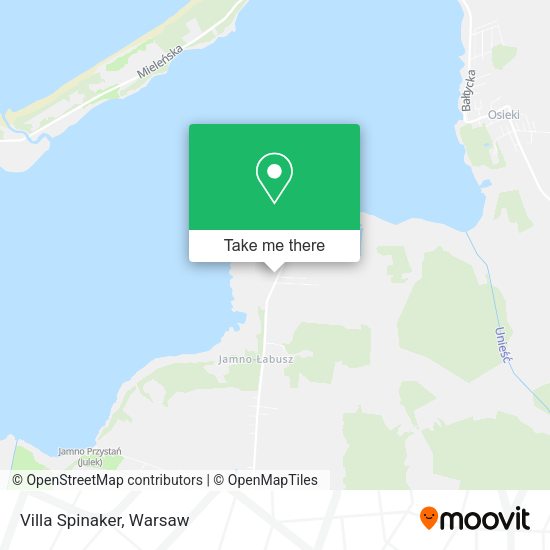 Villa Spinaker map