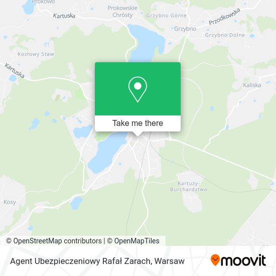 Agent Ubezpieczeniowy Rafał Zarach map